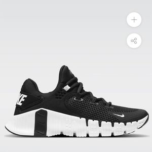 Nike Free Metcon 4 Black Size Womens 9 or Mens 7.5